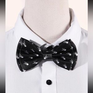 💀 Awesome Skull Print Bow Tie 💀